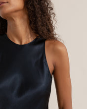 Load image into Gallery viewer, Eden High-Neck Satin Dress
