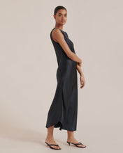 Load image into Gallery viewer, Eden High-Neck Satin Dress
