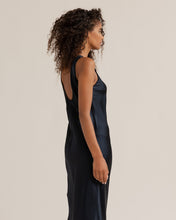 Load image into Gallery viewer, Eden High-Neck Satin Dress
