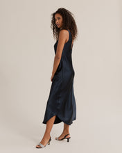 Load image into Gallery viewer, Eden High-Neck Satin Dress
