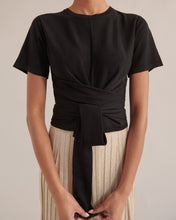 Load image into Gallery viewer, Jude Cropped Wrap Blouse
