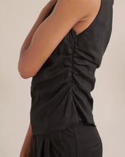 Load image into Gallery viewer, Laurie One-Shoulder Linen Blouse
