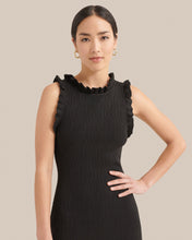 Load image into Gallery viewer, Madelyn Ruffle Trim Midi Dress
