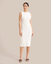Load image into Gallery viewer, Madelyn Ruffle Trim Midi Dress
