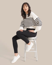 Load image into Gallery viewer, Mae Billow Sleeve Striped Sweater
