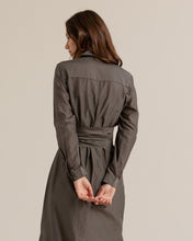 Load image into Gallery viewer, Margeaux Cotton Silk Shirt Dress

