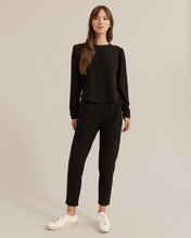 Load image into Gallery viewer, Marin Crew-Neck Puff-Sleeve Sweater
