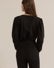 Load image into Gallery viewer, Marin Crew-Neck Puff-Sleeve Sweater
