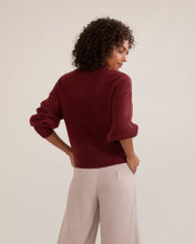 Load image into Gallery viewer, Meredythe Soft Balloon-Sleeve Sweater
