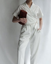 Load image into Gallery viewer, Nimah Cropped Wrap Blouse
