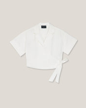 Load image into Gallery viewer, Nimah Cropped Wrap Blouse

