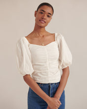 Load image into Gallery viewer, Penny Ruched Off-Shoulder Blouse
