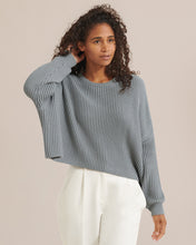 Load image into Gallery viewer, Saya Cropped Crew Neck Sweater
