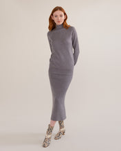 Load image into Gallery viewer, Selena Ribbed Mock-Neck Knit Sweater
