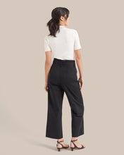 Load image into Gallery viewer, Ting Ting Mock-Neck Short-Sleeve Sweater
